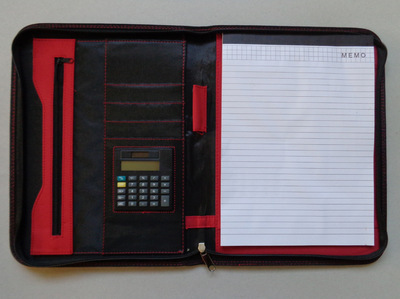 廠家定制仿皮高檔經理夾 計算器多功能筆記本的商務之選